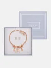 Guess Factory Rose Gold-tone Lock Charm Bracelet And Earrings Box Set In Multi