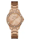 Guess Factory Rose-gold Watch In Multi