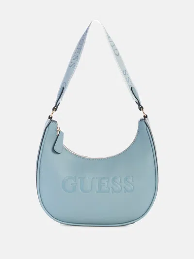 Guess Factory Rosse Shoulder Bag In Blue