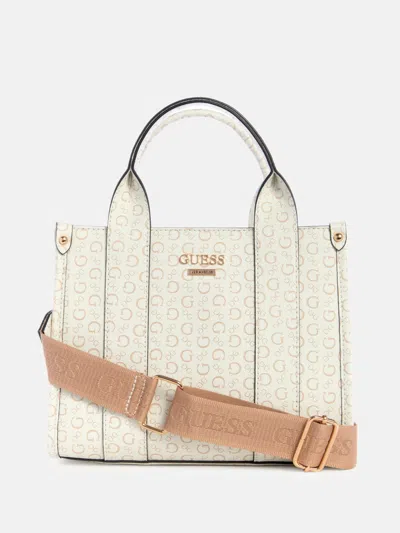 Guess Factory Rosse Small Carryall In White