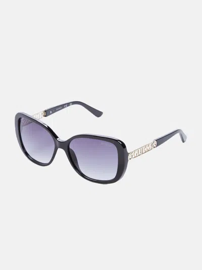 Guess Factory Rounded Square Sunglasses In Black