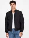 Guess Factory Rowan Padded Moto Jacket In Black