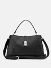 Guess Factory Rudie Satchel In Black