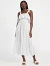 Guess Factory Sabrina Eyelet Maxi Dress In White