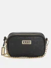Guess Factory Sabrina Mini Camera Crossbody In Black