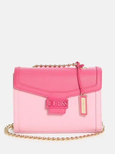 Guess Factory Sabrina Wallet On A String In Pink