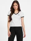 Guess Factory Sadie Crop Top In White