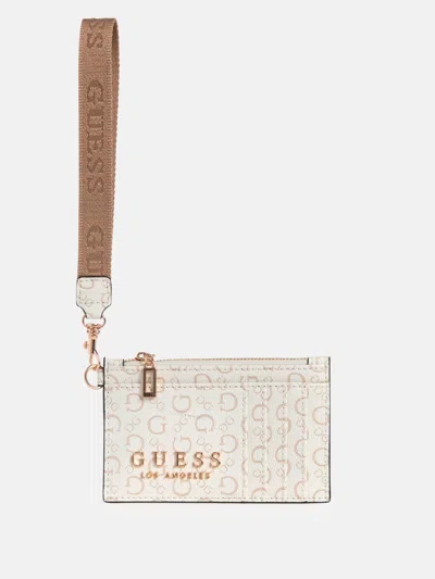 Guess Factory Saffron Card Case In White
