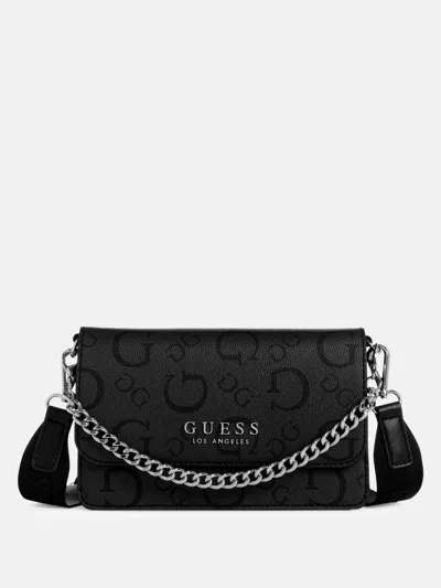 Guess Factory Saffron Crossbody In Grey