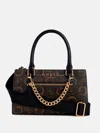 Guess Factory Saffron Satchel In White