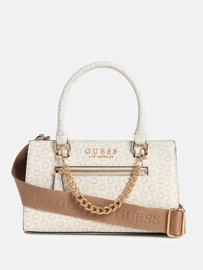 Guess Factory Saffron Satchel In White