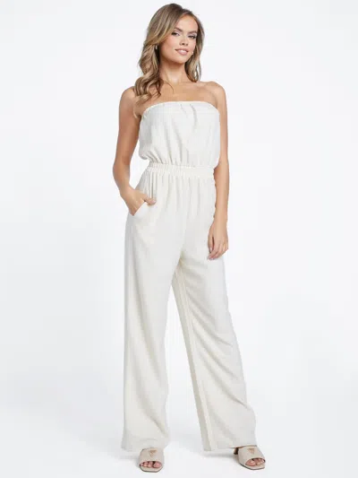 Guess Factory Sandra Jumpsuit In Beige