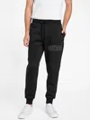 Guess Factory Saul Logo Jogger Pants In Black