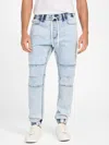 Guess Factory Saun Denim Joggers In Blue