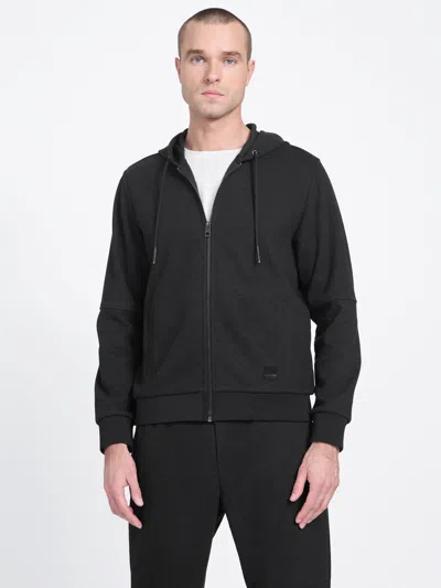 Guess Factory Sebastian Full-zip Hoodie In Black