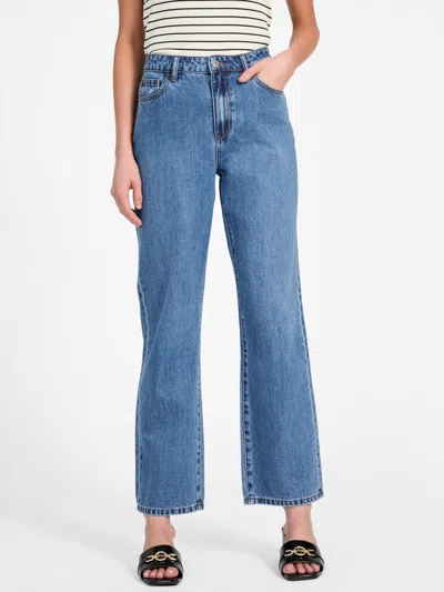 Guess Factory Selina High-rise Straight Jeans In Multi