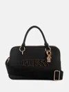 Guess Factory Shaela Satchel In Black