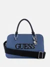 Guess Factory Shaela Satchel In Blue