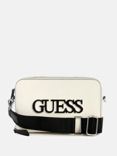 Guess Factory Shaela Top Zip Crossbody In Multi