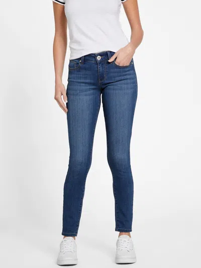 Guess Factory Sienna Curvy Mid-rise Skinny Jeans In Multi
