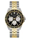 Guess Factory Silver Gold-tone Multifunction Watch In Multi