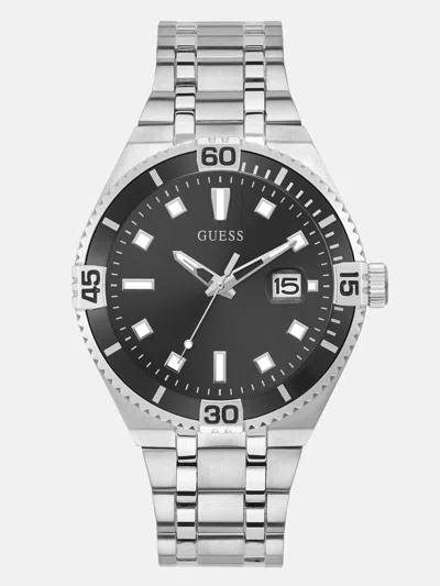 Guess Factory Silver-tone Analog Watch