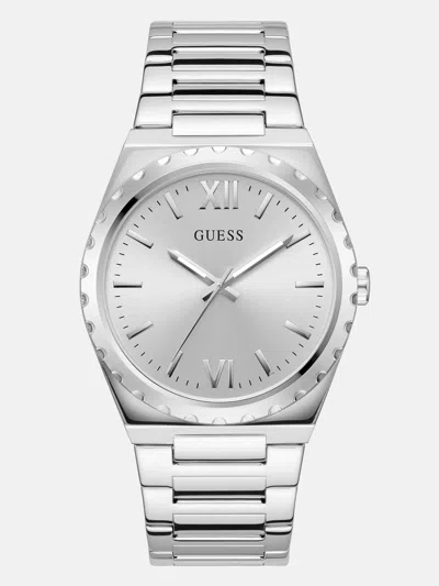 Guess Factory Silver-tone Analog Watch