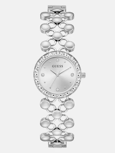 Guess Factory Silver-tone Analog Watch