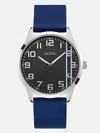 Guess Factory Silver-tone Analog Watch In Multi