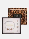 Guess Factory Silver-tone Interchangeable Charm Bracelet Box Set In Multi