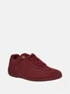 Guess Factory Silvina Suede Racer Low-top Sneakers In Red
