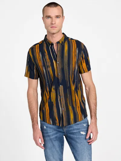 Guess Factory Sly Short-sleeve Shirt In Blue
