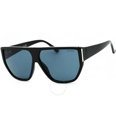 Guess Factory Smoke Browline Ladies Sunglasses Gf6179 01a 63