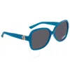 GUESS FACTORY GUESS FACTORY SMOKE BUTTERFLY LADIES SUNGLASSES GF0275 87A 58