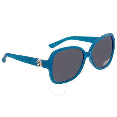 Guess Factory Smoke Butterfly Ladies Sunglasses Gf0275 87a 58 In Blue