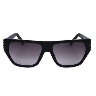 Guess Factory Smoke Gradient Browline Ladies Sunglasses Gf6204 01b 57