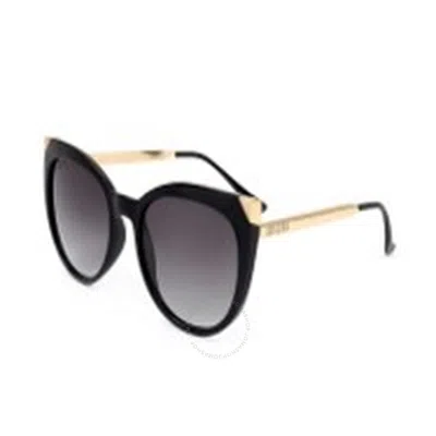 Guess Factory Smoke Gradient Cat Eye Ladies Sunglasses Gf0359 01b 55 In Black