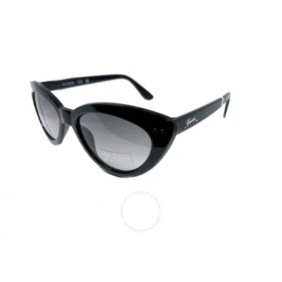 Guess Factory Smoke Gradient Cat Eye Ladies Sunglasses Gf0402 01b 52 In Black