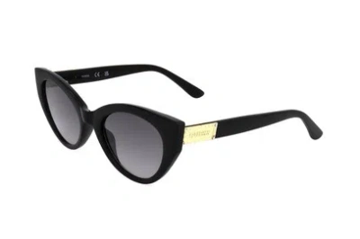 Guess Factory Smoke Gradient Cat Eye Ladies Sunglasses Gf6176 01b 52