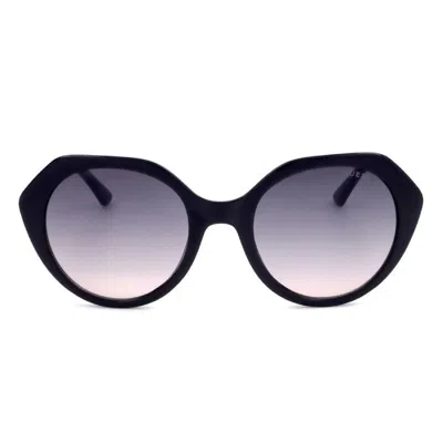 Guess Factory Smoke Gradient Geometric Ladies Sunglasses Gf6201 01b 55