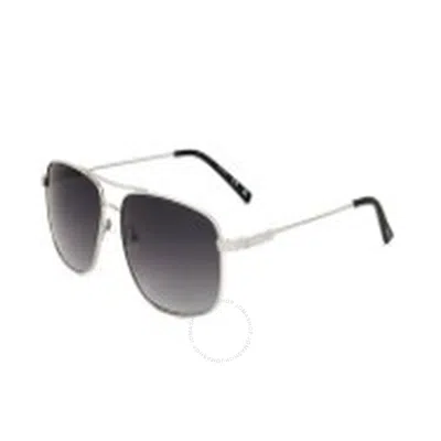 Guess Factory Smoke Gradient Navigator Men's Sunglasses Gf0205 10b 59 In Metallic