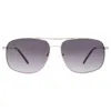 Guess Factory Smoke Gradient Navigator Men's Sunglasses Gf0205 10b 59 In Purple