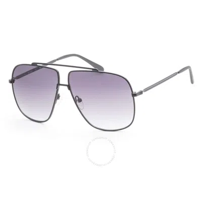 Guess Factory Smoke Gradient Navigator Men's Sunglasses Gf0239 02b 61 In Pink