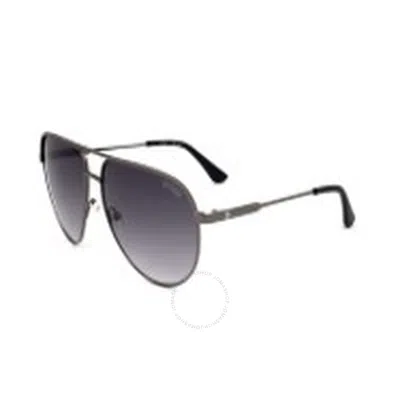 Guess Factory Smoke Gradient Pilot Men's Sunglasses Gf5083 08b 62 In Black