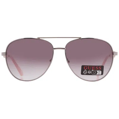 Guess Factory Smoke Gradient Pilot Men's Sunglasses Go00001 10b 60 In Brown