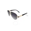 Guess Factory Smoke Gradient Pilot Unisex Sunglasses Gf0414 10b 60 In N/a
