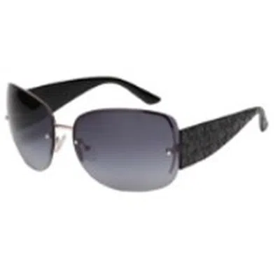 Guess Factory Smoke Gradient Rectangular Ladies Sunglasses Go00034 32b 65 In Blue