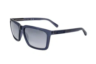 Guess Factory Smoke Gradient Rectangular Men's Sunglasses Gf00062 90b 59