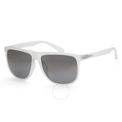 Guess Factory Smoke Gradient Rectangular Men's Sunglasses Gf0270 26b 59 In Gray