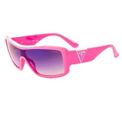 Guess Factory Smoke Gradient Shield Ladies Sunglasses Go00035 72b 00